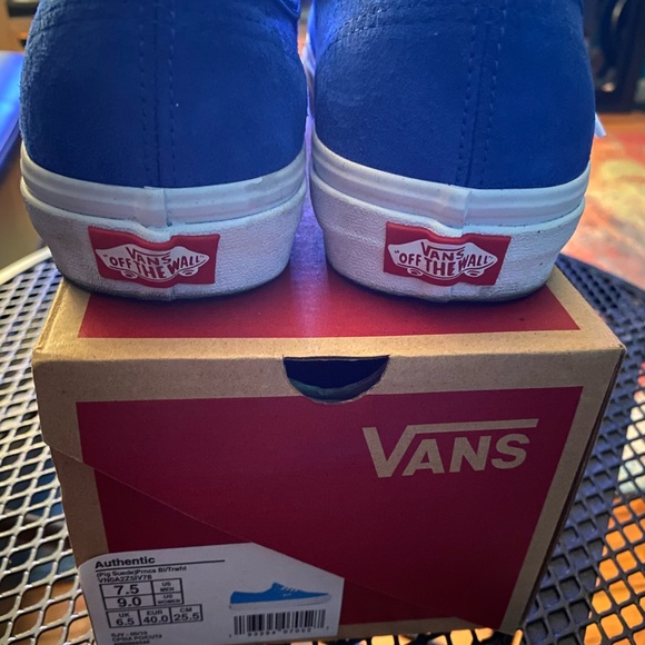 Blue Suede Vans - Picture 4 of 4